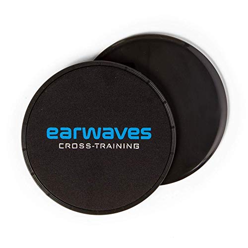 Earwaves ® - Discos deslizantes Fitness de Doble Cara para Abdominales. Core Sliders Ideales para Gym, Fitness, Yoga, Pilates, etc.