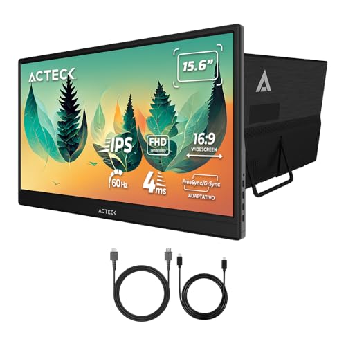 Monitor portátil Acteck de 15.6 pulgadas