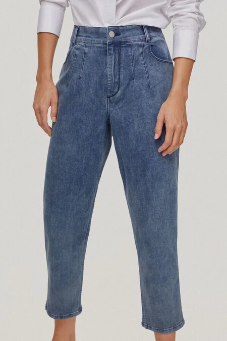 Pantalón vaquero slouchy tencel