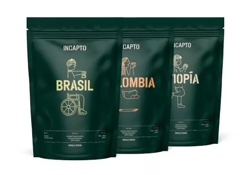 Incapto Pack de Cafés Best Sellers | 3 paquetes de 500g