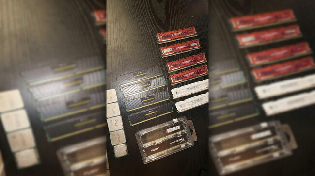 Encontró en el sótano de su empresa un contenedor con 12 módulos de RAM y 5 procesadores. Una pequeña fortuna que su jefe le dejó quedarse