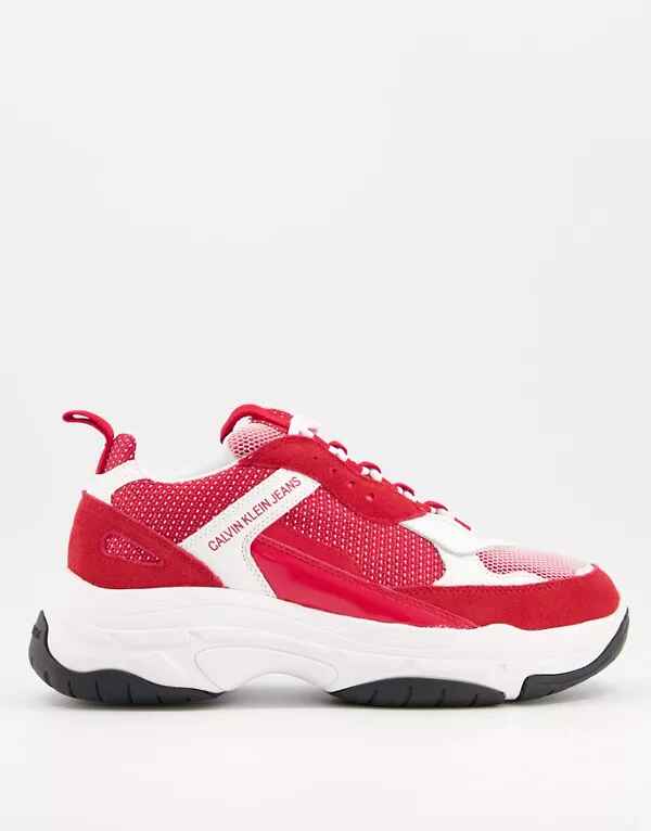 Zapatilla a dos tonos de Calvin Klein