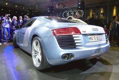 Audi R8 en el Paris Motor Show