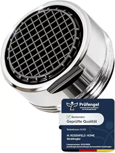 Aireador de Grifo M24 en Latón Cromado con Filtro Anticalcáreo