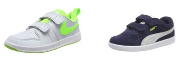 Ofertas en zapatillas para niños Nike, Adidas, Puma o Kickers por menos de 20 euros en Amazon