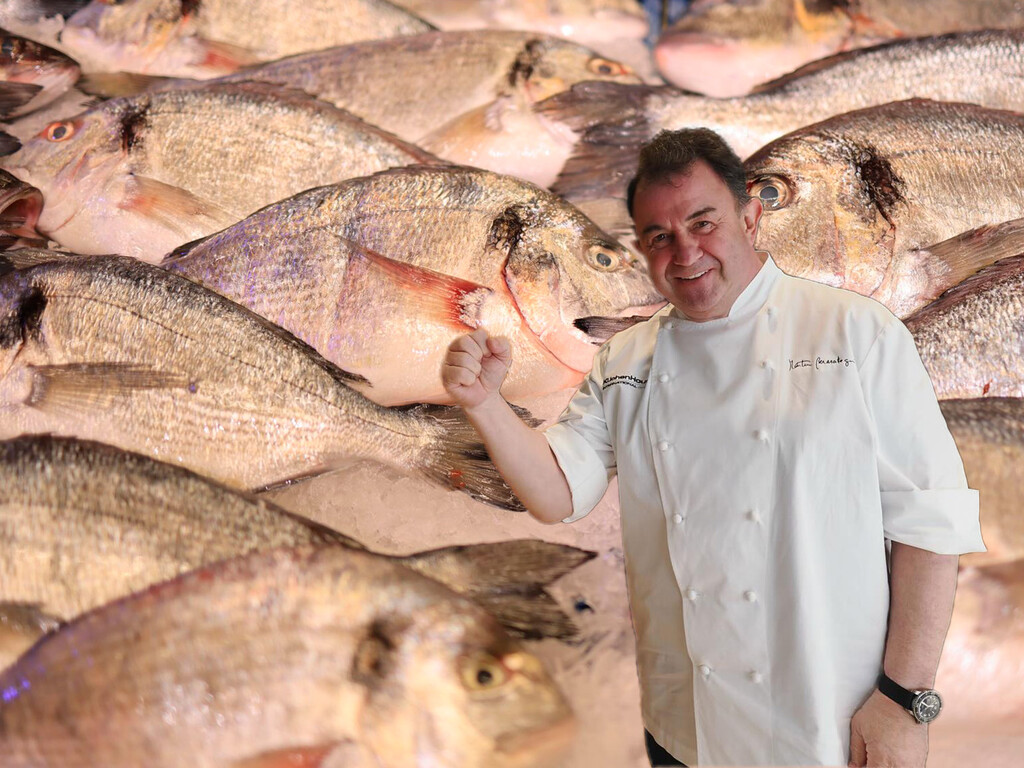 Estas son las tres claves de Martín Berasategui para descamar un pescado en casa sin fallo: víscera, cuchillo y grifo