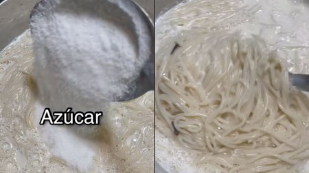 Espagueti Dulce Con Leche