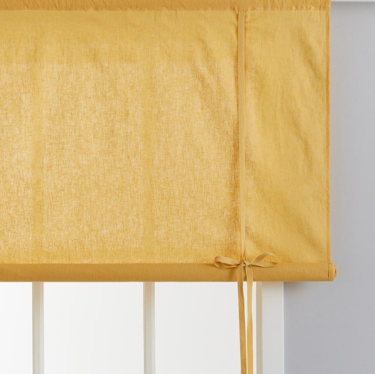 Estor enrollable en mezcla de lino

