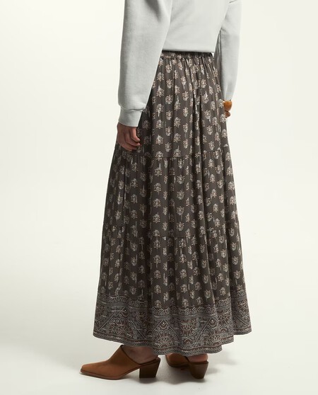 Falda Mi Boho Chic El Corte Ingles Elegante Vuelo Primavera Larga Maxifalda Comoda