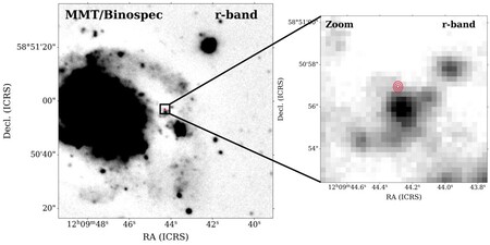 Imagen Que Muestra La Galaxia Anfitriona