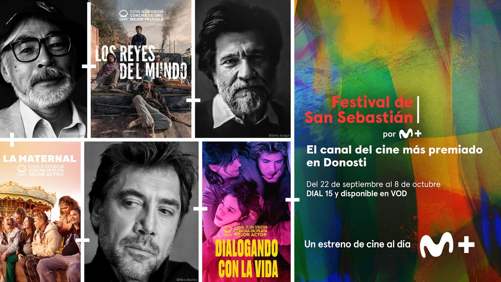 Llega un nuevo canal de TV a Movistar Plus+ centrado en el cine: así es 'Festival de San Sebastián por M+' 