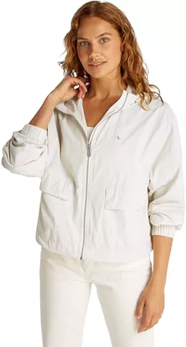 Calvin Klein Cortavientos Mujer Cotton Nylon fino