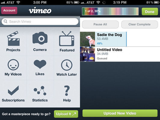 Vimeo 2.0 para iOS