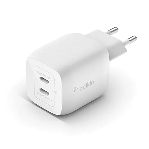 Belkin Cargador de Pared Doble USB tipo C de 45 W