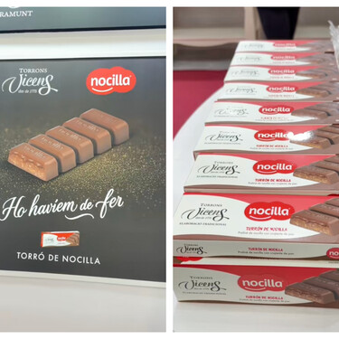 
Este nuevo turrón quiere llevarse el gato al agua en Navidades. Está relleno de Nocilla