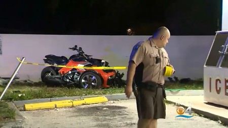 Una niña de 3 años y su padre, hospitalizados al provocar un angustioso accidente con un Can-Am Spyder