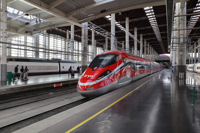 Iryo prefiere Andalucía plantar cara a Renfe