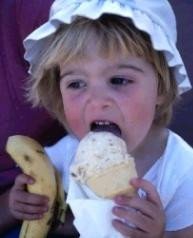 Helados de yogur para niños