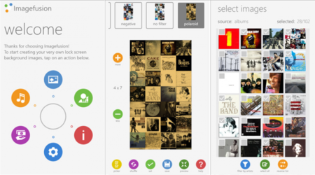Imagefusion, crea collages para la pantalla de bloqueo con tus imágenes