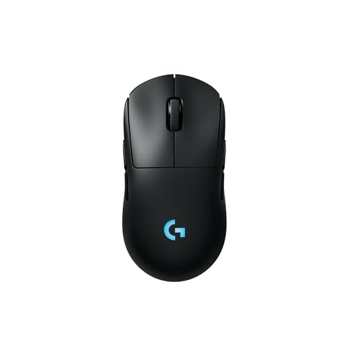 Logitech G PRO 2 LIGHTSPEED,ratón inalámbrico para gaming, para diestros o zurdos con hasta 4 botones laterales magnéticos personalizables y conmutables,sensor de 44 000 DPI,carga USB-C, PC/Mac-Negro