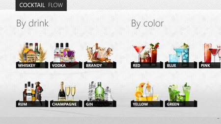 Cocktail Flow: el recetario de cocktails para Windows 8