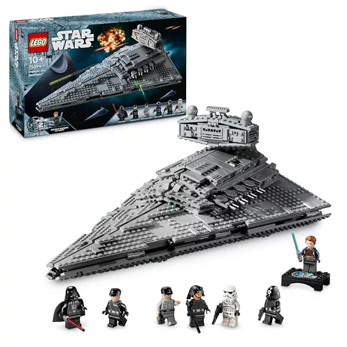 Lego Star Wars 75394 Imperial star destroyer - Nave construction toy with detailed interior -7 Darth Vader Minifigures - Gift for 10+ Year Children Fans of a New Hope