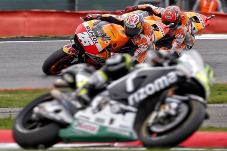 Cal Crutchlow Dani Pedrosa Marc Marquez Honda Motogp Silverstone 2016