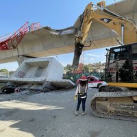 Colapsa una columna en la obra del tren que irá de Observatorio a Toluca: esto sabemos sobre la causa