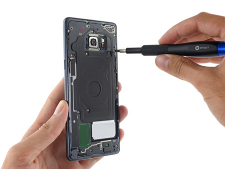 La elegancia del Samsung Galaxy Note 7 va en contra de su facilidad de reparación