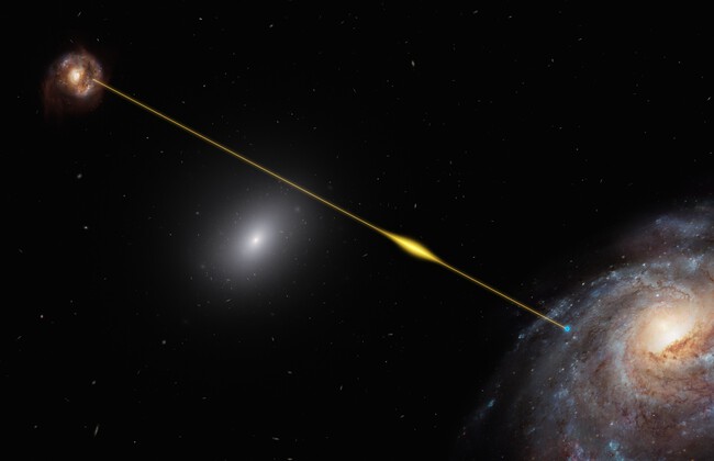 Lossy Page1 2880px Artist S Impression Of A Fast Radio Burst Traveling Through Space And Reaching Earth Tif 2