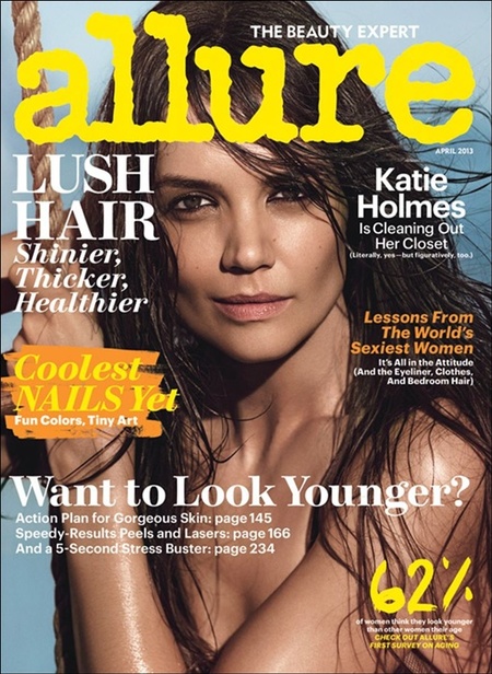 Katie Holmes, hay que ver qué sexy te pones para Allure