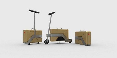 Commute Case, un monopatín eléctrico en un maletín
