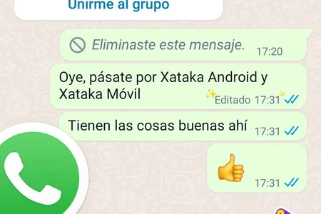 WhatsApp メッセージの編集