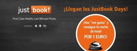 Habitaciones de hotel a 1 euro en varias ciudades españolas gracias a los 'JustBook Days'