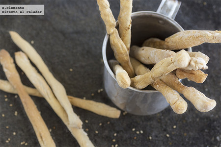 Receta básica de grissini