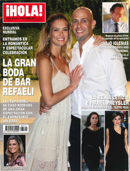 Por fin vemos algo de la boda de Bar Refaeli