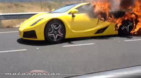 Dolorpasión™: el GTA Spano acaba su vida en llamas