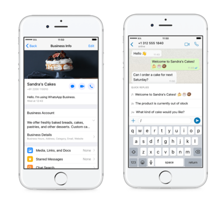 WhatsApp Business iOS