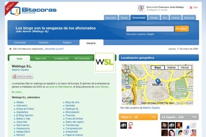 Bitacoras.com se hace social