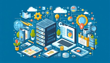 Imagen decorativa relacionada con Internet y el hosting