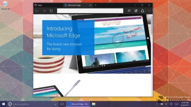 Microsoft Edge Build