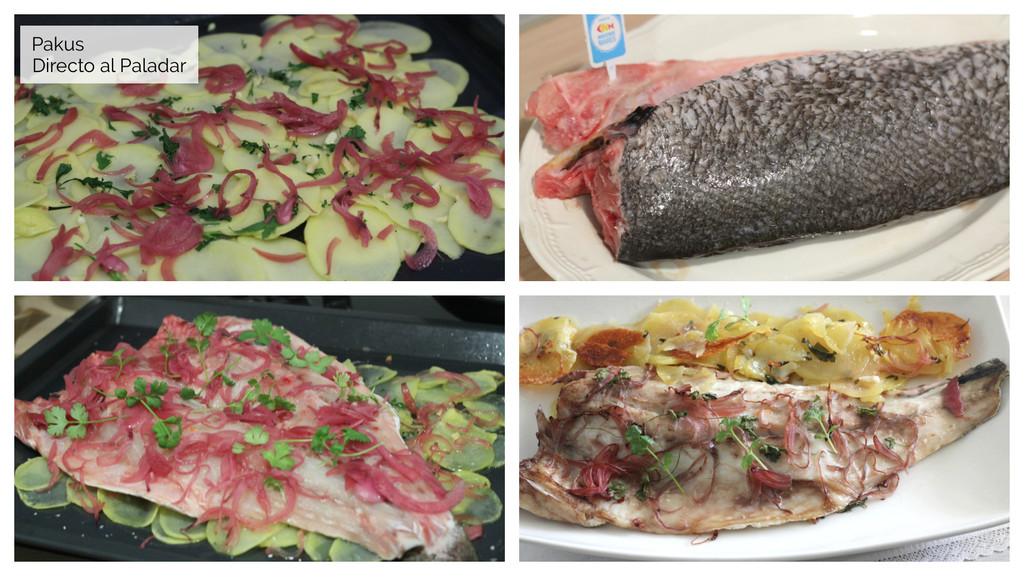 Corvina Al Horno Con Patatas Cebolla Y Cilantro Receta F cil De Pescado Corvina Al Horno Con Patatas Cebolla Y Cilantro Receta F cil De Pescado
