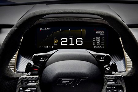 El Ford GT contará con cinco modos de conducción, cada uno con un cuadro diferente