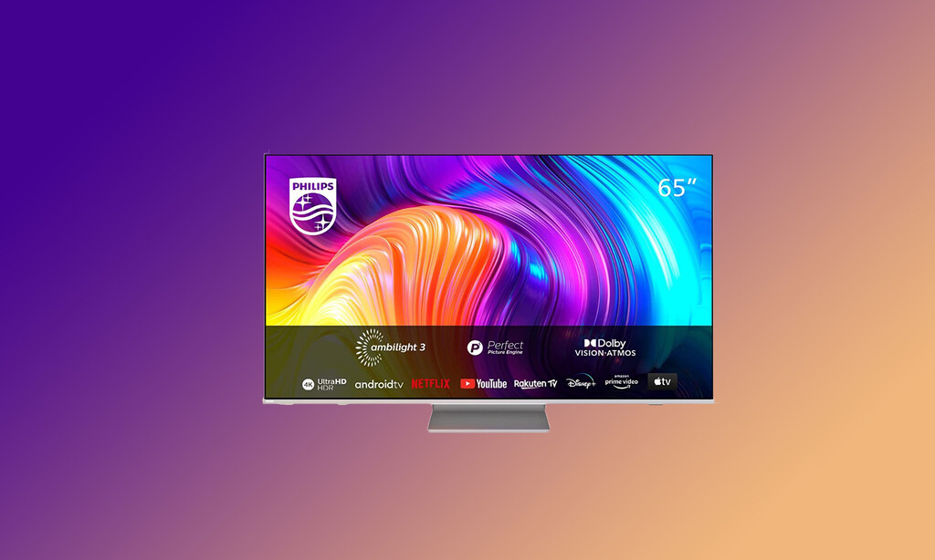 Ofertón para esta smart TV 4K Philips de 65 pulgadas: con Android TV, Ambilight e ideal para jugar a la PS5 y la Xbox Series 