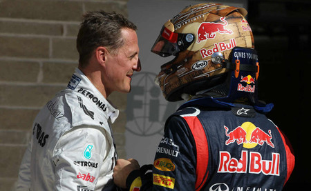 Michael Schumacher cree que Sebastian Vettel podría ganar siete títulos