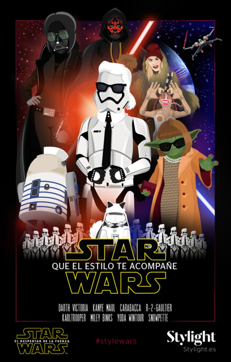Star Wars: Que el estilo te acompañe o cómo convertir sus personajes en iconos de la moda (me parto)