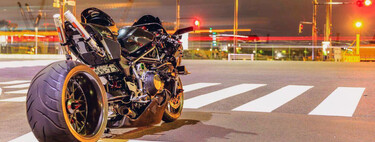 Esta Kawasaki Ninja H2R con nitro se ríe de las MotoGP. Un misil tierra-tierra con rueda de avión