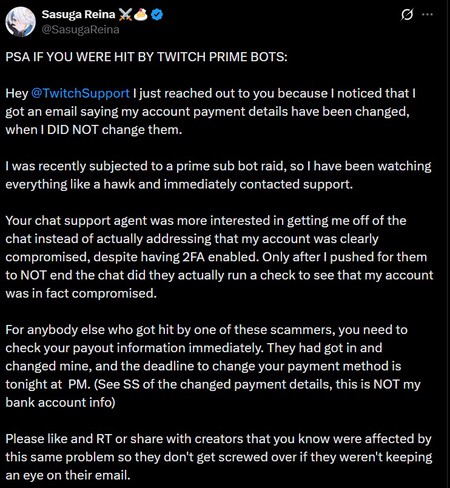 Twitch Hackeo Streamers Vulnerados