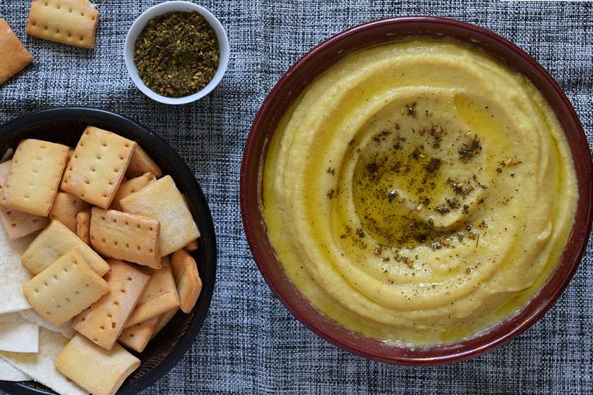 Hummus de calabacín asado: receta con y sin Magimix Cook Expert