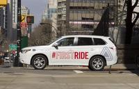 First Ride, recién nacido y ya montado en un Mitsubishi Outlander